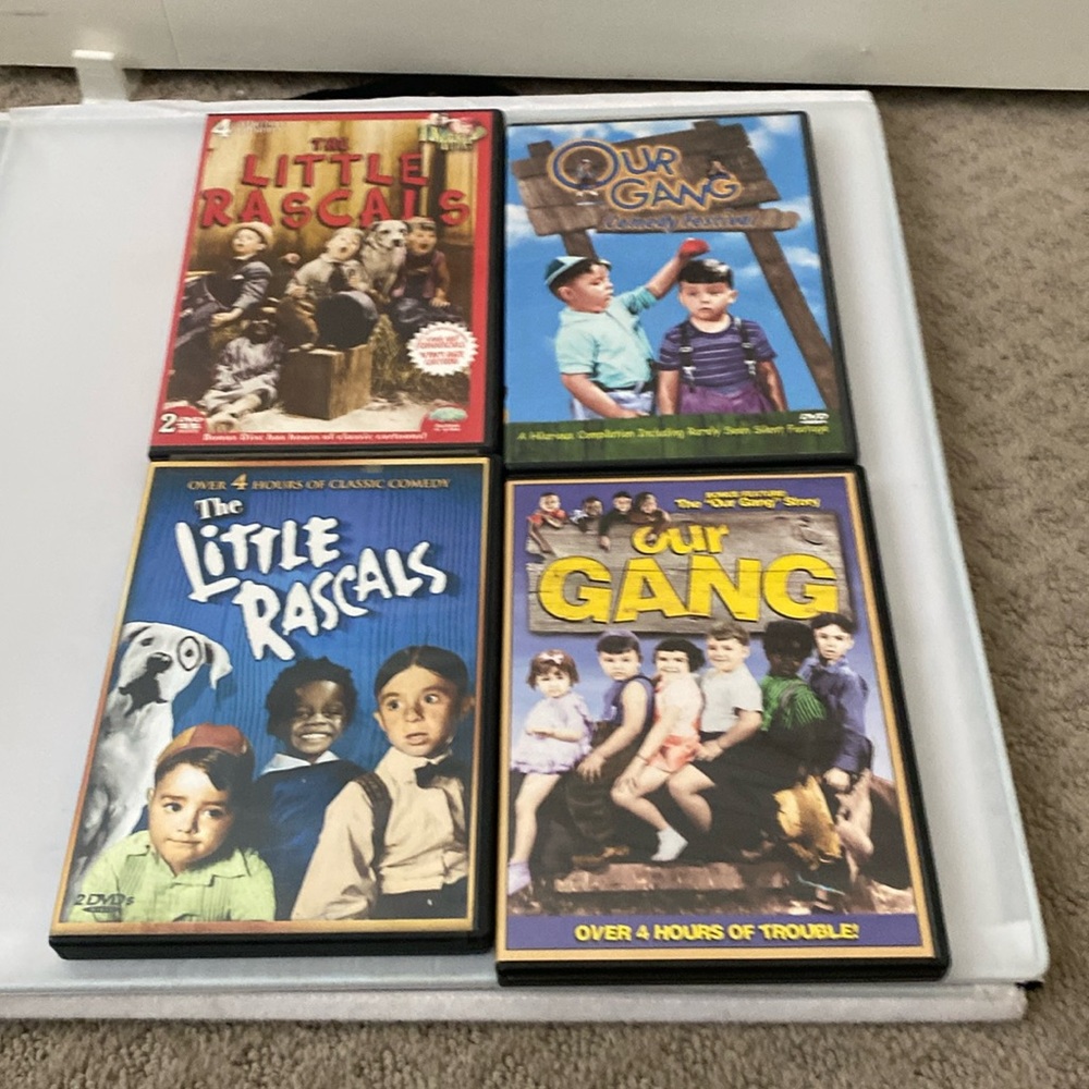 Lot of DVDs little rascals